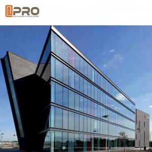 China Heat Insulation Facade Glass Curtain Wall For Commercial Building Spider Curtain Wall Glass on sale