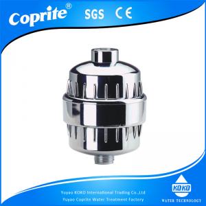 China Universal Chrome Shower Filter with Replaceable 3 Stage Filter Cartridge on sale