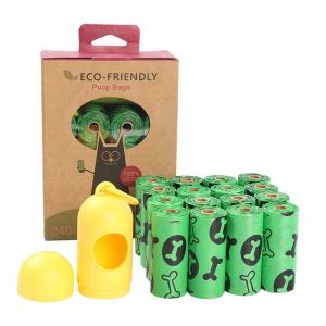 China Eco-Friendly Compostable Dog Waste Bags for Responsible and Hygienic Pet Waste Disposal on sale