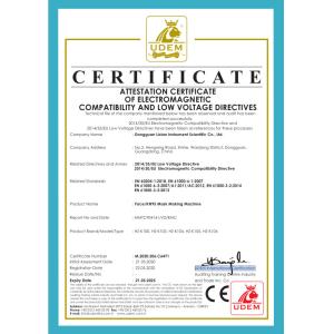 Dongguan Lixian Instrument Scientific Co.,LTD Certifications
