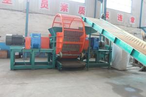 China 415V 50HZ Rubber Tire Shredder LP800 Waste Tire Recycling Line on sale
