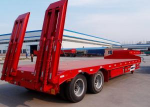 China CIMC 3 axle low bed semi trailer lowboy trailer 100 T goose neck lowbed trailer 2 or 3 axle lowbed trailer on sale