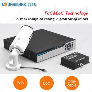 Buy cheap New tech coaxial cable trasmission 4 channel PoC & EoC IP camera nvr kit from wholesalers