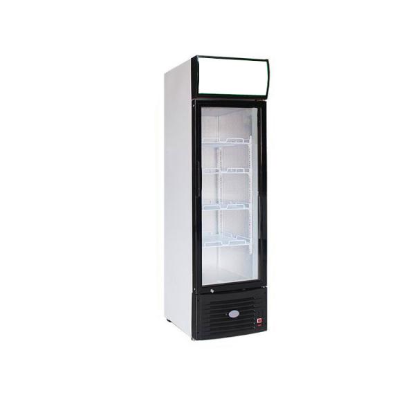 Quality Commercial Beer Fridge Single Door Upright Refrigerator with LED light for sale