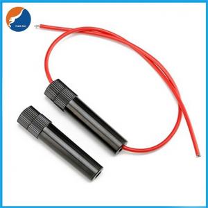 China 6X30 3AG 30A 250V AC Universal Glass Style Bayonet Knob In-line Wire Leaded Fuse Holder on sale