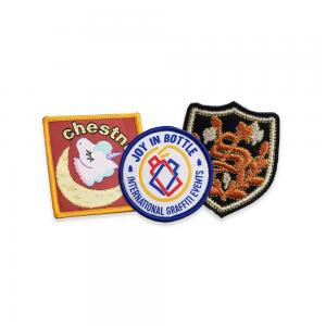  Embroidered Woven Patches Company Logo For Uniforms Bags Events Souvenir Badges Manufactures