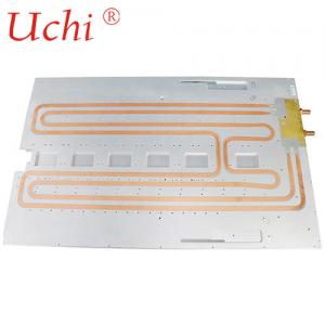 China Complex Copper Pipes Bending Liquid Cooling Plate , High Power Water Cold Plate on sale