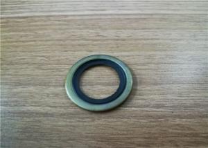 China O Shape Custom Rubber Gaskets Metal Rubber Bonded Washer Low Thermal Expansion on sale