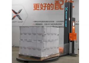  Manual Cut Film Pallet Stretch Wrapping Machine With PLC Touch Screen Manufactures
