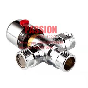  Hot Water Mixing Valve Cold Mix Valve Solar Water Heater Copper Brass Valve Manufactures