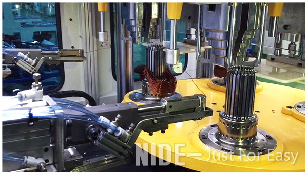 AC servo motor Automatic Simultaneous Stator Coil Winding Inserting Machine