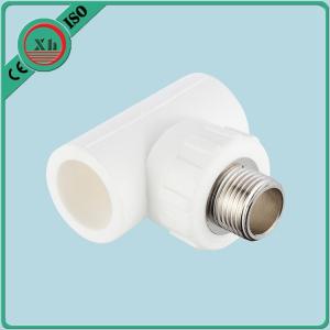 China High Flow Speed Male Threaded Tee Heat Preservation Simple Installation on sale