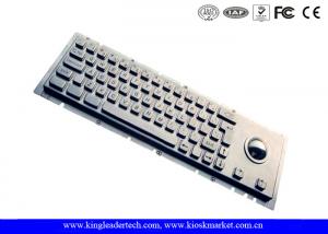 China IP65 Cherry Keyswitch Panel Mount Kiosk Mechanical Keyboard With Trackball on sale