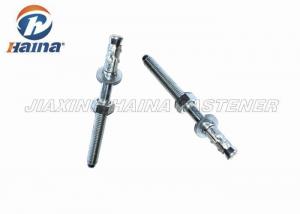  Grade 4.8 Expansion Anchor Bolt / Zinc Plated Wedge Anchor with Nut and Washer Manufactures
