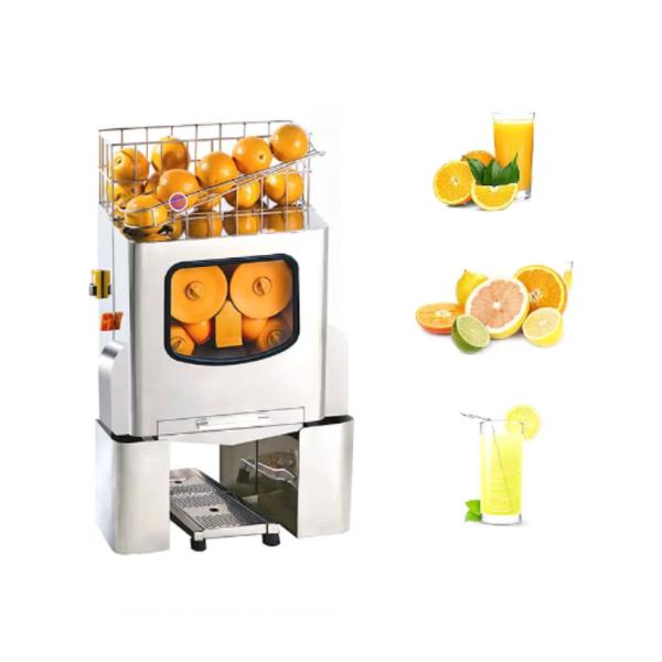 PLC Fresh Squeezed Orange Juice Machine Lemon Pomegranate Extracting 120W