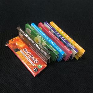  Flavor Smoking Rolling Paper Cigarette Joint Pre Roll Blunt Wrap 1-1/4 Size Manufactures