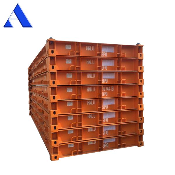 20ft Heavy-Duty Steel Floor Shipping Container Platform for Maximum Payload 45000kg and 30 cbm Capacity