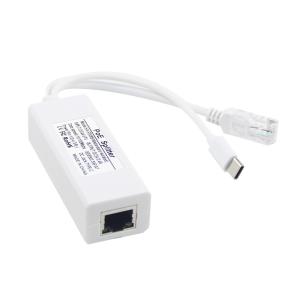 48V to 12V POE Splitter IEEE802.3af with RJ45 and DC Cable