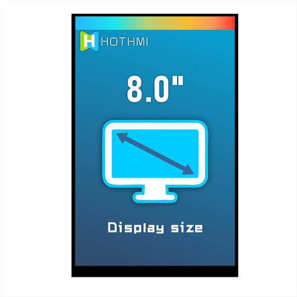 8 Inch IPS TFT LCD Display | MIPI DSI Interface NV3051F1 Controller