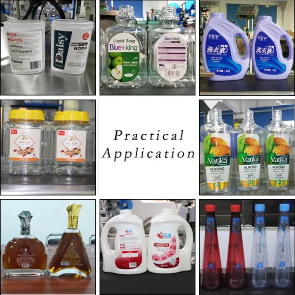 15mm Front and Back Side Bottle Labeling Machine for Case Packaging Requirements