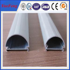 China Well aluminium alloy 6063 t5 extrusion profile supplier, half round aluminium led tube on sale