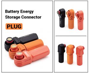 China 120A 250A Energy Storage Plug Connector With Plastic Insulation Plug Type on sale