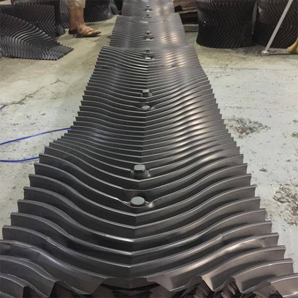 PVC Sheets Cooling Tower Fill Material Trickling Filter Cooling Tower Infill 385mm