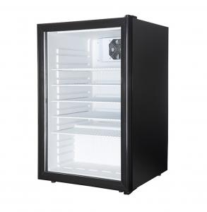  130L bar use beverage vertical cold drink small display fridge with glass door front SC130 Manufactures