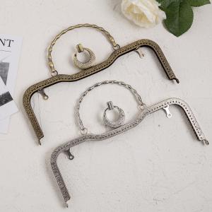 Customized 128g 20.5*5cm Metal Clutch Frame With Holes