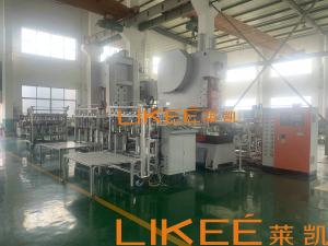  Fully Automatic 80Ton Aluminium Foil Container Production Line Operation Easily Manufactures