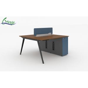 Productive Work Environment Open Space Office Workstation with 2 Shelves and 2