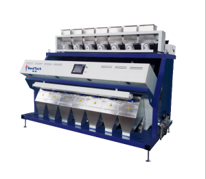 7chutes color sorter for peanuts, peanuts color sorting machine, full color sorting machine