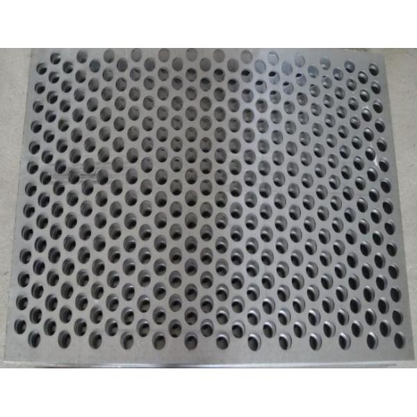 Round Hole Staggered Pitch Mild Steel Perforated Mesh Sheet R1.1 T2