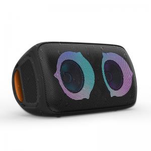 China Outside Party IPX4 Portable Waterproof Speaker Super Bass With LED Flame Light on sale