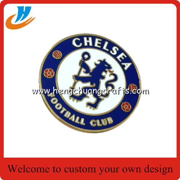 Chelsea badge pin,Chelses lapel pin badge hard enamel process custom