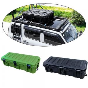  110L Off Road Vehicle LLDPE Plastic Tool Car Tool Kit Set Box Storage Boxes Car Roof Boxes Manufactures