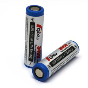 China NEWEST QIXU High capacity 18650 3400mAh 3.7v rechargeable Li-ion battery with E-cig on sale