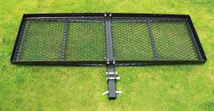  Steel 24inch Width 60inch Length Deluxe Cargo Carrier Black Manufactures