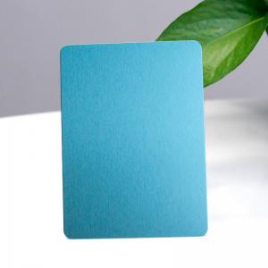  Ss304 #4 No.4 N4 Finish Stainless Steel Sheet In PVD Jade Green Color Coated Manufactures