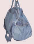 Blue Nylon Traveling Bag Durable Shoulder Strap High Capacity Good Brand