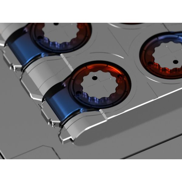 OEM / ODM Injection Mold Transparent On-board Clamp Bracket (1*8) No.24119-C