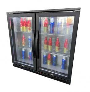  230L Upright Display Bar Fridge With Glass Door Stainless Steel R600a R134a Manufactures