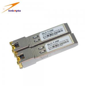 China Copper 10/100/1000Base RJ45 SFP Module 100M Transmission Compatible With Huawei on sale