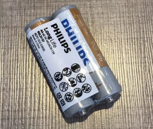 China Philips Zinc Carbon Dry Cell Battery AA R6L2F Environmentally Friendly on sale