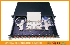 China 12 Port FC Fiber optic Patch Panel rack mount , 12 Fibers FC SM SX ODF Patch Panel on sale