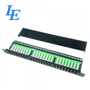  Iso Approved 48 Port Cat6 Patch Panel , 48 Port Feed Through Patch Panel Manufactures