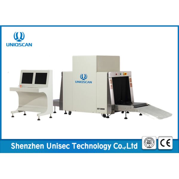 Dual View X - Ray Security Baggage Scanner For Airport / Metro Station