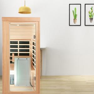  Modern Wooden Infrared Sauna Room 1 Person Infrared Steam Room Manufactures