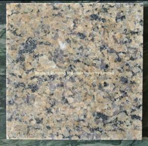 China India Gold Diamond Granite Tiles, Natural Yellow Brown Granite Tiles on sale