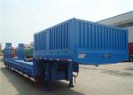 Multi - Axle 80T Extendable Semi Trailer With Dual Line Braking System